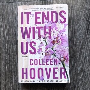 Colleen Hoover "It Ends with Us" Paperback Book - Bestseller CoHo
